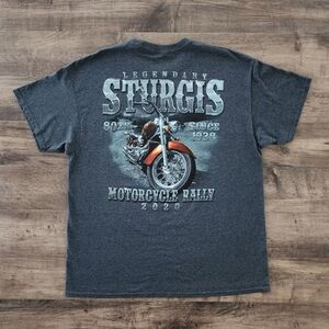 Sturgis 2020 80th Motorcycle Rally Short Sleeve Crewneck Graphic Tee